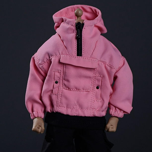 1:12 Scale Fashion Hoodie Clothes for 6inch Female Action Figures