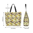 thumbnail image 5 of Naloa Lilies Flowers Tote Bag for Women Large Capacity Shoulder Bag for College Work Travel Shopping, 5 of 8