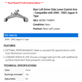 thumbnail image 2 of Rear Left Driver Side Lower Control Arm - Compatible with 2000 - 2003 Jaguar S-Type 2001 2002, 2 of 2