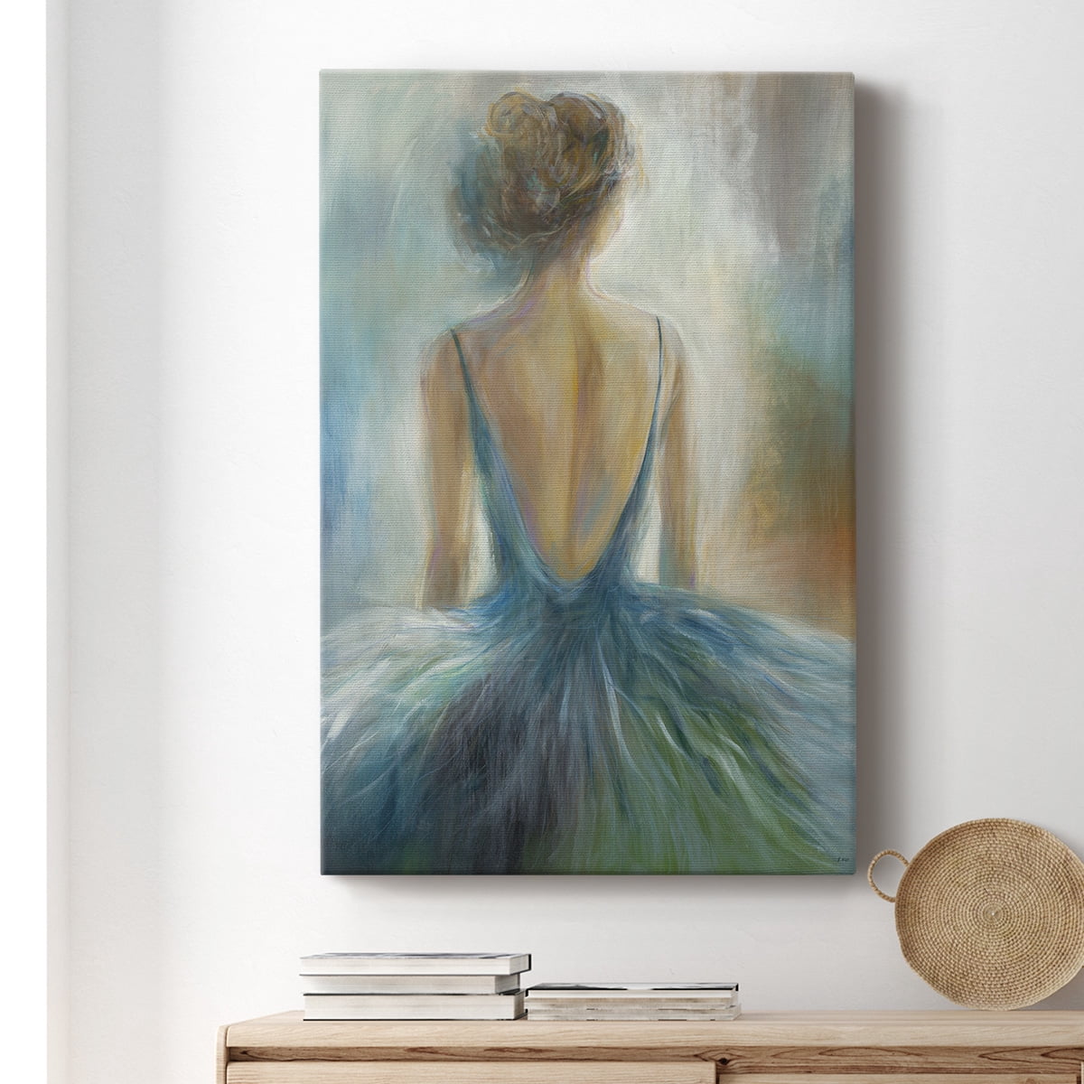 Lady in Blue Premium Gallery Wrapped Canvas - Ready to Hang