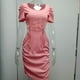 thumbnail image 3 of Vestido corto para mujer, cintura recortada, correas, enlace, mangas cortas, envoltura de cadera, vestido corto elegante, 3 of 7