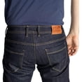 thumbnail image 2 of First Mfg Co - York - Men's Motorcycle Biker Riding Blue Denim Pants - Size 42 x 30 - Armor Pockets, 2 of 4