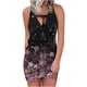 thumbnail image 1 of Vestido delgado estampado con cuello en V sin mangas informal de moda cómoda de verano para mujer Pompotops  ghjkhdj18961, 1 of 5