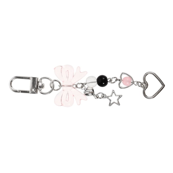 unbranded  Bow Keychain Phone Charm Wallet Keychains for Backpacks Miss