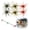 6-piece mixed pack 1, variant on BARMOTU 6Pcs Fuzzy Dice Fishing Lure for Bass Fishing, Soft TPR Creature Bait, Floating Soft Plastic Lures with Reflective Glitter, Lifelike Breathing Action for Freshwater & Saltwater