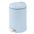 thumbnail image 7 of Glad Bathroom Trash Can, 1.2 Gallon Stainless Steel Small Step Garbage Bin with Lid, Blue, 7 of 7