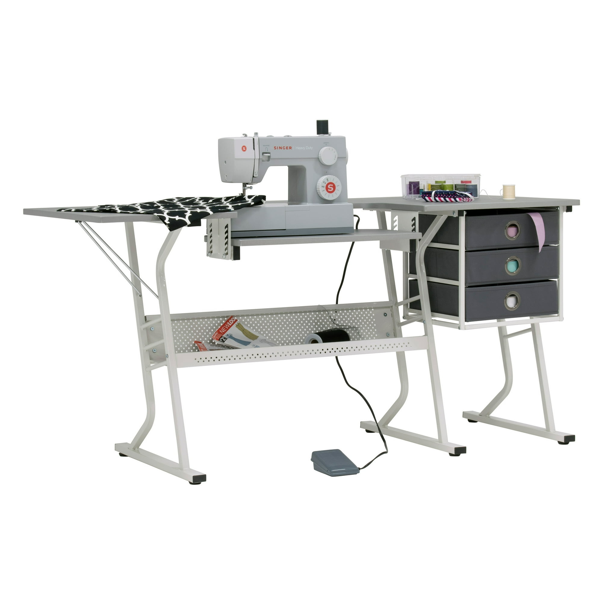 Sew Ready 38010 Eclipse Hobby Center Craft Table Computer Desk