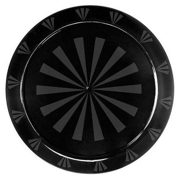 1 - Party Essentials 16" Round Tray - Black