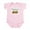 Petal Pink, variant on CafePress - Peanut Infant Bodysuit - Baby Light Bodysuit, Size Newborn - 24 Months