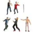 thumbnail image 3 of Modelos en miniatura Personas 6 Unids / Set 1:64 Peleas Hombres Escenas Modelo Gente Pequeña Plástico DIY Diorama Decoración , 1 Estilo 1 Magideal Modelos en miniatura Personas, 3 of 7