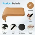 thumbnail image 2 of Florich Car Seat Leg Extender for Car Seats&Office Chairs, Ergonomic Support Cushion for Multi-Scene Use, Universal Leg Support Cushion, Brown, 2 of 10