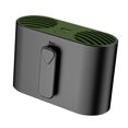 thumbnail image 2 of Ventilador personal Ventilador de cintura Ventilaciones de aire dobles Recargable 4 manecillas de velocidad ajustables para actividades al aire libre Negro, 2 of 8