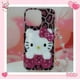 thumbnail image 3 of Funda de teléfono con incrustaciones de diamantes Sanrios Kawaii Hello Kitty, adecuada para Iphone 14, 13, 12, 11 Pro Max, Xs, Xr, 7, 8 Plus, Se202, 3 of 4