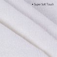 thumbnail image 5 of JML Bath Towel Sets, 2 Piece Bamboo Towels, Natural Ultra Soft Touch and Absorbent, No Shedding, Antibacterial & Odor Resistant Towel 27 x 55 inches (White), 5 of 6