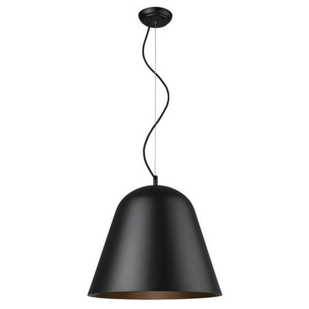 

Trend Lighting TP30075BK Knell 1-Light Matte Black Pendant