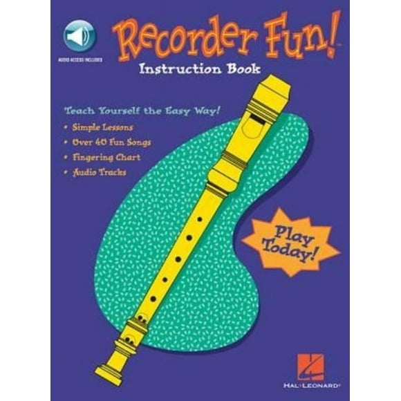Recorder Fun! Livre & Audio en Ligne Apprends-Toi Facilement!