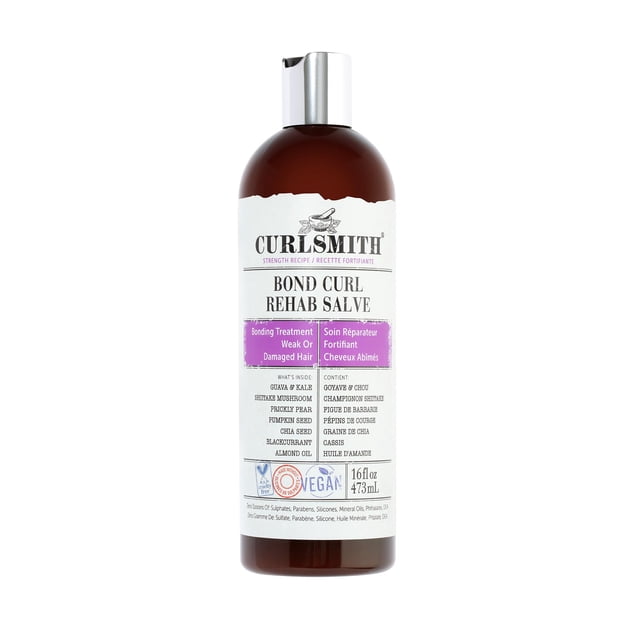Tratamiento CURLSMITH Bond Curl Rehab Salve, 473 ml, para cabello débil