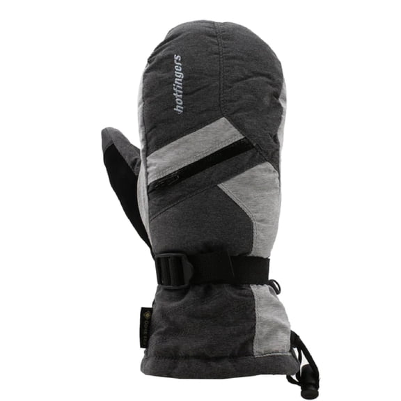 HOTFINGERS Men's Clipper GT Waterproof Mittens, Color: Dark Heather Gray/Heather Gray, Size: Xl