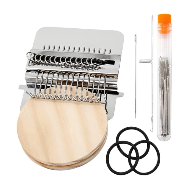 Herramienta de tejido de telar tipo Speedweve para , ganchos de para zurcir, reparación de tejido para regalos DIY para Plata Sunnimix telar de tejido