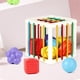 thumbnail image 5 of Juguetes de clasificación con forma de bebé de plástico, bloques de colores, juego suave, clasificador, papelera, artesanía educativa, regalo para niñas, cuadrado para niños, 7 piezas seitruly FN000738-01B, 5 of 7
