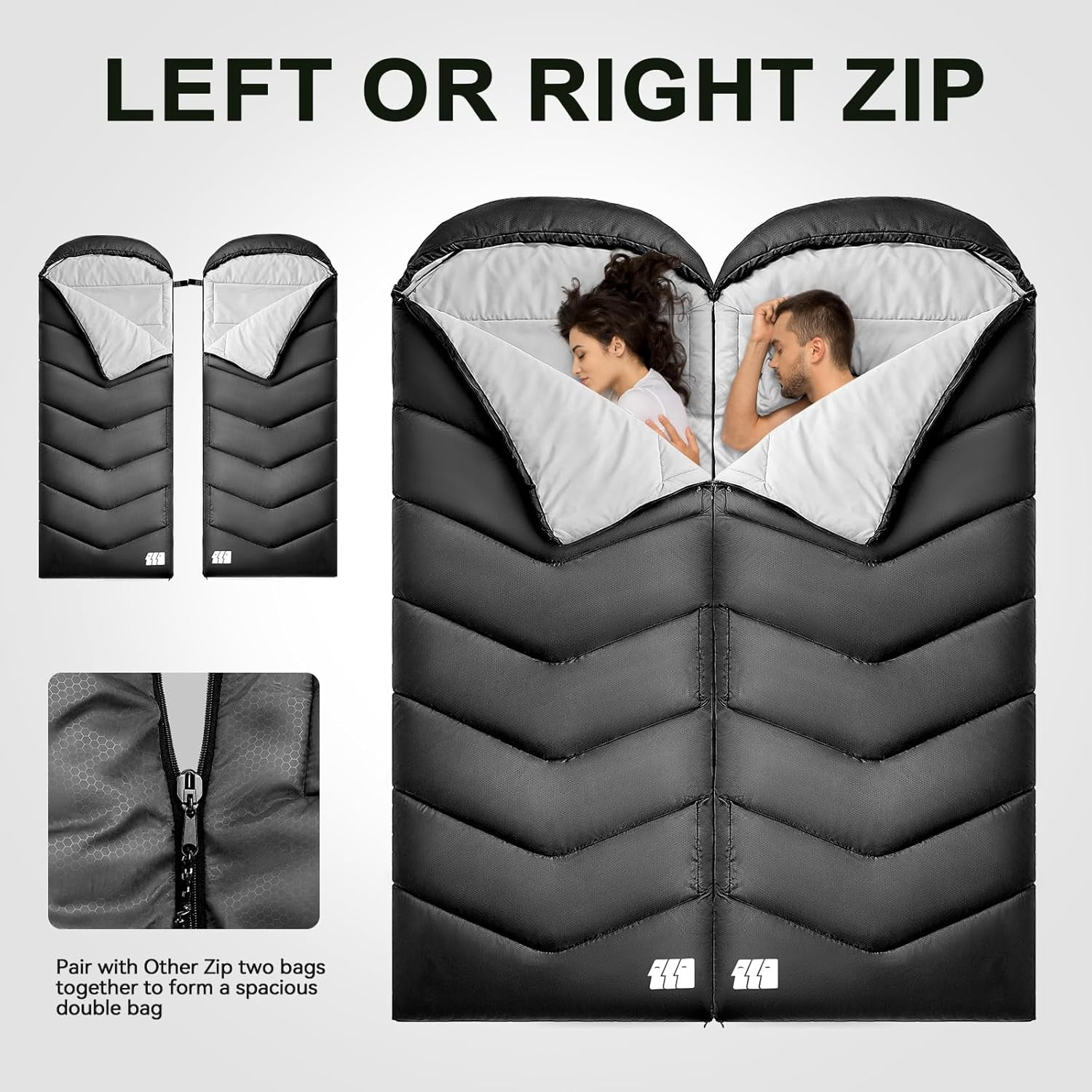 Sleeping Bags for Adults Cold Weather & Warm,Backpacking Camping Bag Tall Girls Boys,Lightweight,Compact,Waterproof Gear Traveling,Hiking,Hotel,Outdoor Indoor