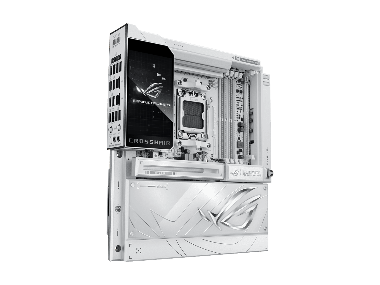 ASUS ROG Crosshair X870E Glacial AM5 AMD X870E Extended ATX Motherboard