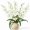 White, variant on Purple Artificial Gladiolus Flowers 5 Pack, 33.8 Inch Long Stem Fake Gladiolus Blooms, Realistic Silk Gladiolus Floral Stems for Vase Home Wedding Party Table Decor
