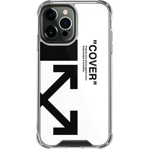 Skinit Stripes Black and White Arrows iPhone 13 Pro Max Clear Case