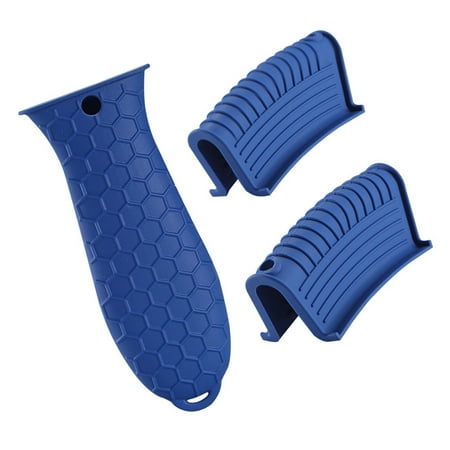 

3 Sets 3Pcs/set Pot Handle Cover Pan Handle Silicone Sleeve Hot Skillet