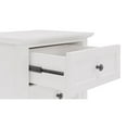 thumbnail image 2 of Modus Furniture Grace Three Drawer Nightstand in Snowfall White, 2 of 5