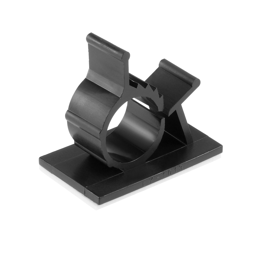 Self Adhesive Adjustable Wire Cable Tie Sticker Clip Black 1013