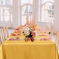thumbnail image 4 of Bgsha Satin Tablecloth Table Cloth 145x260cm for Banquet Decor Wedding Dining Table, 4 of 9