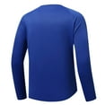thumbnail image 4 of Youthup Men's Casual Loose Fit Solid Color Long Sleeve T-Shirt for Youth, Summer Sporty Basic Tee, 4 of 7