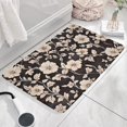 thumbnail image 3 of Pioneer Flower Floral Print Flannel Non Slip Door Rugs,Washable Door Mats Indoor,Decorative Door Mats,Dirt-Resistant and Absorbent Doormat for Entrance,Bedroom,Kitchen,Bathroom,23.5"x16", 3 of 5