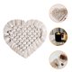 thumbnail image 5 of Posavasos de tejido con forma de corazón, tapete aislante térmico, posavasos de algodón, 5 of 7