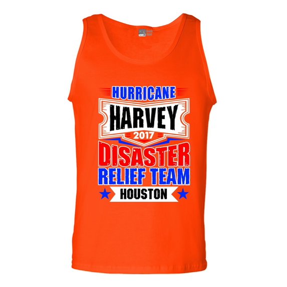 Hurricane Harvey Disaster Relief Team Houston 2017 DT Adult Tank Top