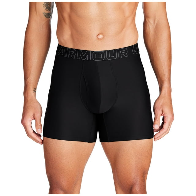 Calzoncillo bóxer Under Armour Tech, paquete de 1 unidad para hombre, entrepierna de 6 cm