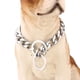 thumbnail image 4 of Cadena de collar de perro dorada con hebilla de acero, cadena deslizante de eslabones cubanos de acero inoxidable, 4 of 5