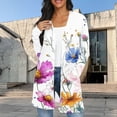 thumbnail image 1 of LOVZFMLL Cardigan pour Femmes Mode Décontractée Chemise Imprimée à Manches Longues Cardigan Hauts Amples et Décontractés, 1 of 7