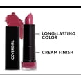 thumbnail image 2 of COVERGIRL Exhibitionist Cream Lipstick, 425 Bombshell Pink, 0.12 oz, Lipstick, Moisturizing Lipstick, Long Lasting Lipstick, Glossy Lipstick, Hydrating Lipstick, Long Lasting, 2 of 6