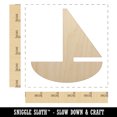 thumbnail image 2 of Sail Boat Solid Wood Shape Unfinished Piece Cutout Craft DIY Projects - 4.70 Inch Size - 1/4 Inch Thick, 2 of 7