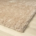 thumbnail image 3 of Luxe Weavers Plush Collection Thick Tan Fluffy Shag Area Rug 5x7, 3 of 9