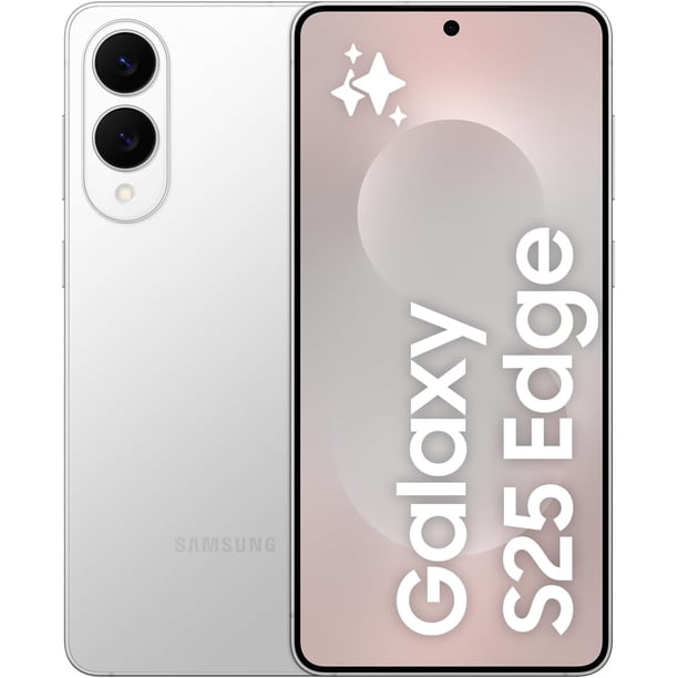 Samsung Galaxy S25 Edge 5G 256GB Titanio Plata Desbloqueado (Reacondicionado)