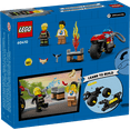 thumbnail image 6 of LEGO City Fire Rescue Motorcycle Firefighter Toy Playset for Kids Ages 4 and Up, Includes a Motorcycle Toy and 2 Minifigures, Fun Gift Idea or Pretend Play Toy for Boys and Girls, 60410, 6 of 8