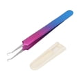 thumbnail image 1 of Curved Tip Blackhead Extractor Tweezer Stainless Steel Precise Blemishs Pimple Blackhead Removal Tool, 1 of 14