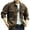 Coffee, variant on Men's Denim Jacket Vintage Short Sleeve Shirt Cotton Casual Set Workwear Shirt Distressed Denim Jacket Button Up Collar Shirt Sizes M-4XL