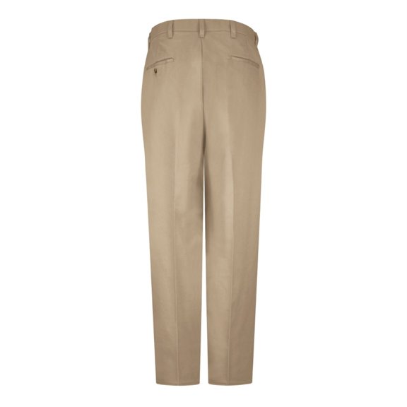 Plain Front Cotton Pants Odd Sizes - 31W / Khaki - Unhemmed