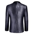 thumbnail image 3 of COOFANDY Mens Fashion Dress Suit Jacket Slim Fit Casual One Button Lapel Blazer Party Wedding Dinner Prom Tuxedo, 3 of 6