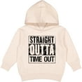 thumbnail image 2 of Inktastic Straight Outta Time out Toddler Hoodie, 2 of 4