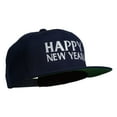 thumbnail image 5 of Happy New Year Embroidered Flat Bill Cap - Navy OSFM, 5 of 5